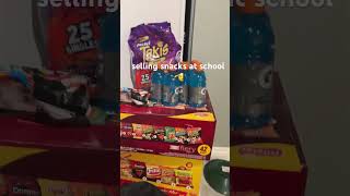 selling snacks at school🫡 [upl. by Etnovaj404]