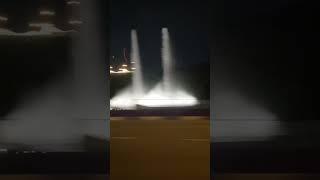 KhorFakkan water fountains travel trnding dubai dubaiattractions [upl. by Anek701]