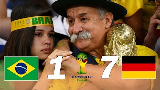 Brasil 1 x 7 Alemanha  melhores momentos  Copa do Mundo 2014 [upl. by Anwahsal]