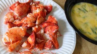 Lobster Scrambled Eggs Recipe  Leftover Lobster Recipe [upl. by Ennasirk]