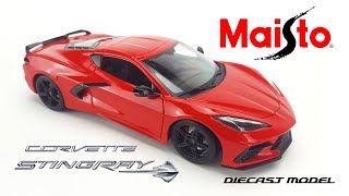 NEW MAISTO 118 Diecast 2020 Corvette Stingray C8 [upl. by Ahsilad789]