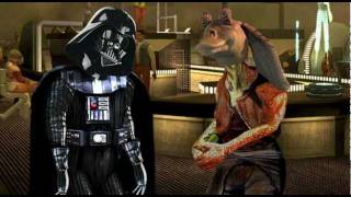 Alternate JarJar scene from quotDarth Vaders new Lifequot [upl. by Ailsun704]