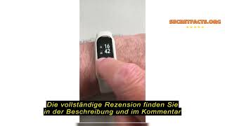 Produktbewertung TOOBUR Fitness Tracker mit schrittzähler Fitnessuhr mit Wasserdicht Pulsuhr mit He [upl. by Fugazy]