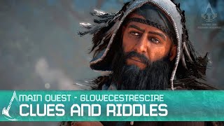 Assassins Creed Valhalla  Clues and Riddles Glowecestrescire Arc Main Quest [upl. by Sinoda]