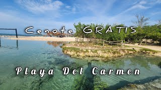 Playa del carmen Punta Esmeralda cenote gratis  Free cenote in Playa cancun pdc elchinofelix [upl. by Irep]