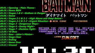 Nes Batman Return of the Joker Soundtrack [upl. by Hazlett872]