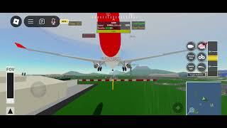 Qantas Airbus A330 Lovely yet laggy approach at PERTH INTERNATIONAL ptfs ptfsroblox [upl. by Eenor]