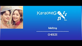 Karaoke Version Melting  CHEEZE OST Forecasting Love and Weather [upl. by Yajet]