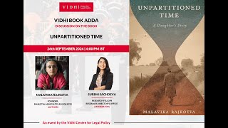 Vidhi Book Adda  Unpartitioned Time with Malavika Rajkotia [upl. by Ahsikel]