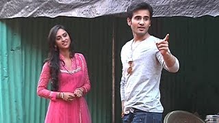 Karan Tacker meets Krystle Dsouza on The Sets of Ek Nayi Pehchaan [upl. by Akoyin]