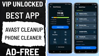 Best Free Avast Cleanup Phone Cleaner App for Android [upl. by Nrehtak]