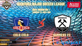 January 14th WSF Div 1 Colo Colo vs Hammers FC [upl. by Boleslaw]