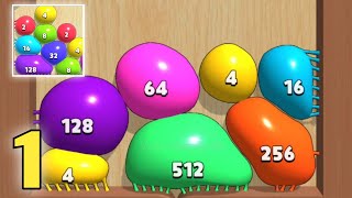 Blob Merge 3d  Gameplay Walkthrough Part 1  All Max levels 115 Android iOS [upl. by Silvestro816]