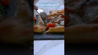 Quick amp Easy Courgette Tomato Tart 🥒🍅  Perfect Summer Dinnerrecipe shorts [upl. by Radburn689]