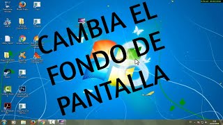 COMO CAMBIAR EL FONDO DE PANTALLA EN WINDOWS 7TUTORIAL 2024 [upl. by Meris4]