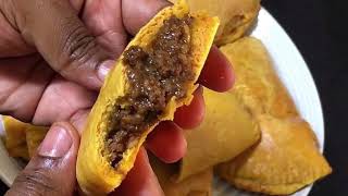 Jamaican Beef Patties Flaky Crust [upl. by Eidnalem]