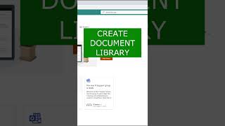 How to Create a Document Library in SharePoint Online sharepoint [upl. by Oretos]