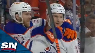 Oilers Evander Kane And Zach Hyman Combine To Score Twice In 26 Seconds To Take Lead Over Coyotes [upl. by Refennej15]