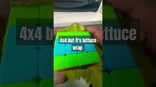 How did cubes get lettuce wrapped 🥬 rubikscube comedy AnasCubing [upl. by Yekcim215]