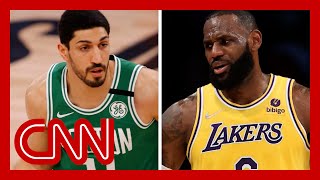 Hear why Enes Kanter is pressuring Lebron James [upl. by Neffirg]