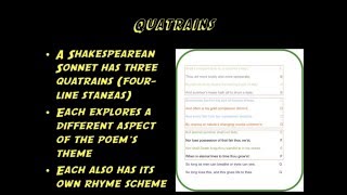 Shakespearean Sonnets [upl. by Nomde]