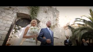 Tamara amp Philippe Wedding at Bonj les bains 1927 beach club  Hvar Croatia [upl. by Eihpos]