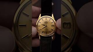 1960s Omega Constellation in 35mm yellow gold and Onyx indices An all time classic omega [upl. by Germayne]