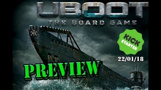 Uboot the Boardgame Preview  KludiK [upl. by Nawd]