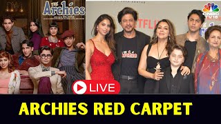 Archies Red Carpet LIVE  Archies Cast amp Crew  Bollywood Stars  LIVE From Archies Premiere  N18L [upl. by Fredrika]