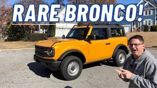 RARE BRONCO  2022 Bronco Base 2door 7speed Manual [upl. by Ecnerwaled]