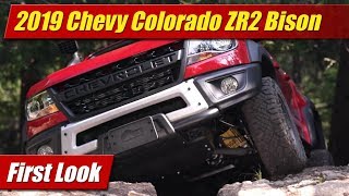 2019 Chevrolet Colorado ZR2 Bison First Look [upl. by Takara]