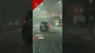 Nevica sulla zona nord di Torino il camera car [upl. by Philipp438]