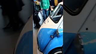 BMW Isetta in Action 🚗 BMWIsetta BMWWelt ClassicCars [upl. by Ahsilif]