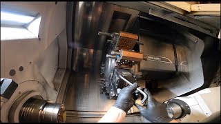 Full POV part set up on DMG Mori NL2500SY [upl. by Erdnuaed]