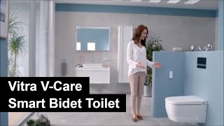 Vitra VCare Smart Shower Toilet Demo [upl. by Cired335]