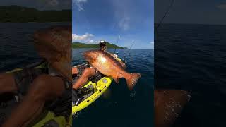 NEAR RECORD CUBERA SNAPPER CAUGHT ON A KAYAK  PELAGIC KAYAKFISHING COSTARICA [upl. by Auhsuj977]