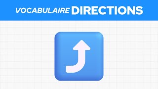 Les vocabulaire anglais des directions ⤴️ [upl. by Gregoire414]