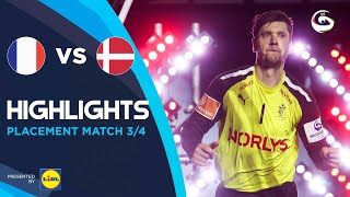 France vs Denmark  Highlights  Mens EHF EURO 2022 [upl. by Aitnohs626]