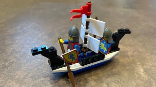 Building LEGO 6017 Ship King’s Oarsmen 1987 [upl. by Imak]