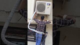 Ac installation  airconditioner actechnician acservice hvactechnician song [upl. by Dorman]