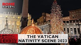 A sneak peak at this years Vatican Nativity Scene [upl. by Aun740]