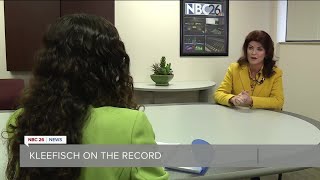 On the record with Rebecca Kleefisch An NBC 26 exclusive interview [upl. by Snevets]