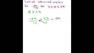 Quick Guide to Coterminal Angles in Radians MathHelp GeometryBasics [upl. by Annert]