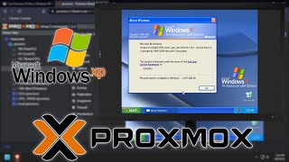 Can Proxmox VE Run a Windows XP VM [upl. by Alleirbag]