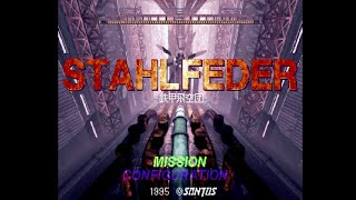 Stahlfeder Tekkou Hikuudan シュタールフェーダー ～鉄甲飛空団～ PlayStation 1CC No Death HARD 60Fps [upl. by Gnouhc295]