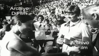 Francoise Durr derrota a Evonne Goolagong en final de tenis 1971 [upl. by Ilak]