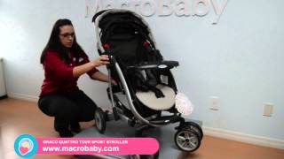 MacroBaby  Graco Quattro Tour Sport Stroller [upl. by Habeh]