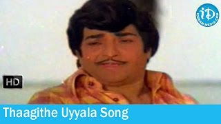 Edureetha Movie Songs  Thaagithe Uyyala Song  NTR  Vanisri  Jayasudha  Sathyam Songs [upl. by Arikal]