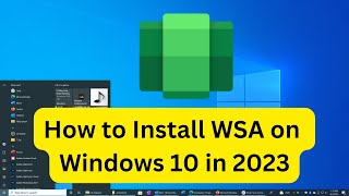 How to Install WSA on Windows 10  Windows Subsystem for Android Windows 10  Genuine method [upl. by Cordell]