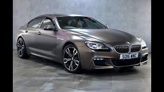 BMW 6 SERIES GRAN COUPE30 640d M Sport Saloon 4dr Diesel Auto Euro 6 ss 313 ps [upl. by Dix]